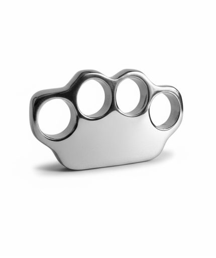 International Closed Solid Brass Knuckles | Platinum