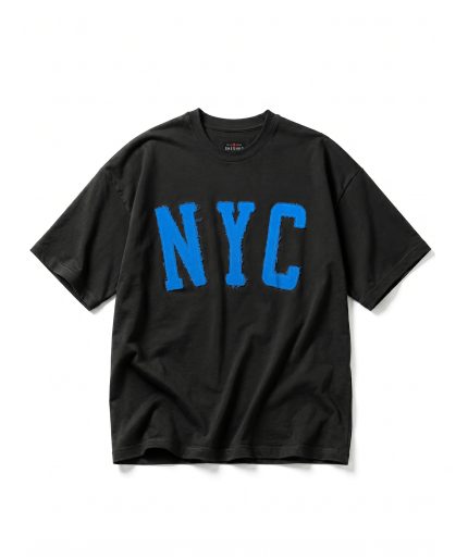NYC Stitched Fabric T-Shirt
