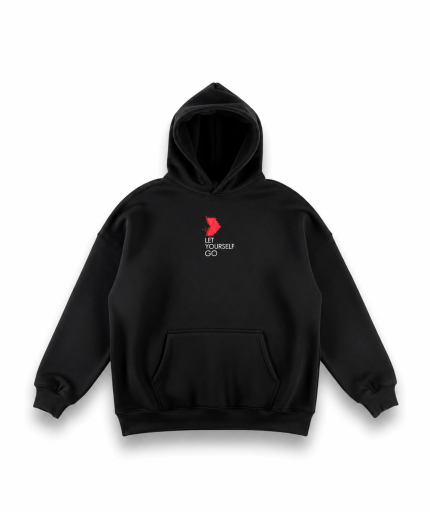 Sheshko Stitched Fabric Logo Oversized Hoodie
